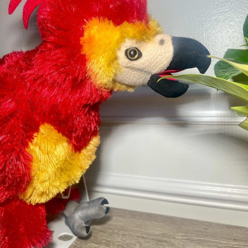 Harry Potter Fawkes The Phoenix Red Plush Bird 17" Stuffed Animal Universal(#16) - Picture 4 of 7